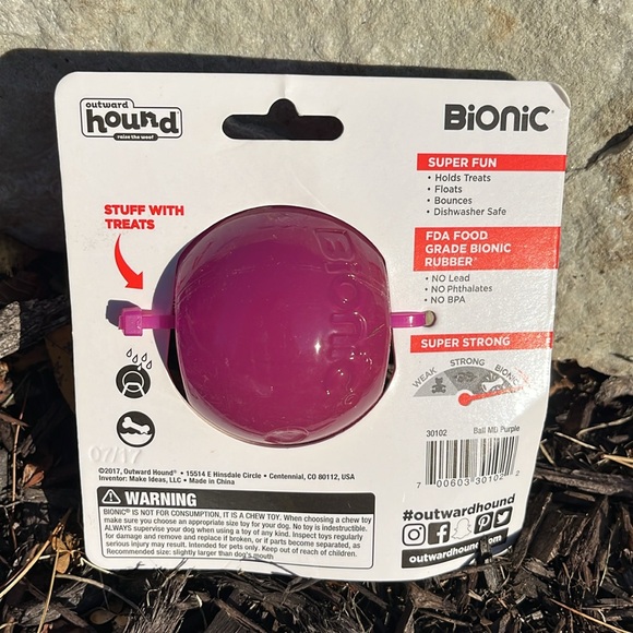 🆕 Dog Toy 2 Balls for Dogs - Picture 3 of 9